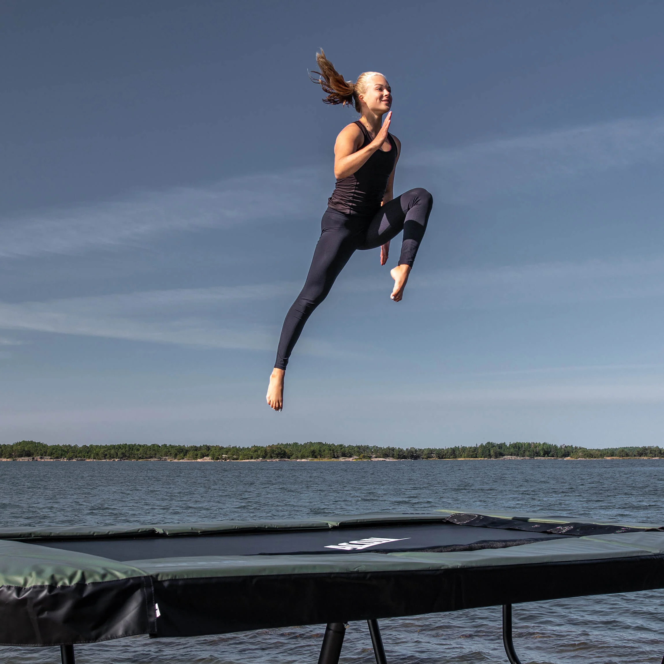 ACON 13 HD PRO Rectangular Trampoline with Net and Ladder - Image 4