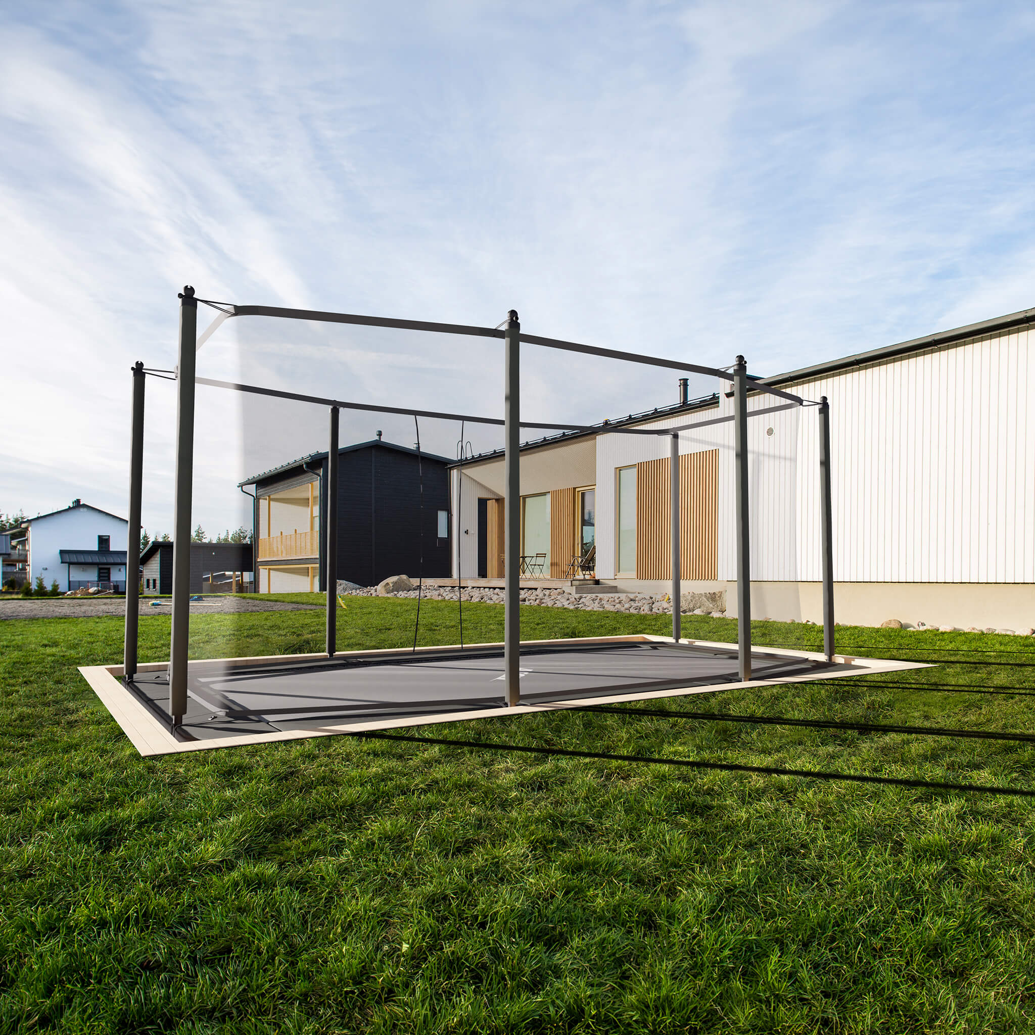 ACON 13 HD PRO Rectangular Trampoline with Net and Ladder - Image 5